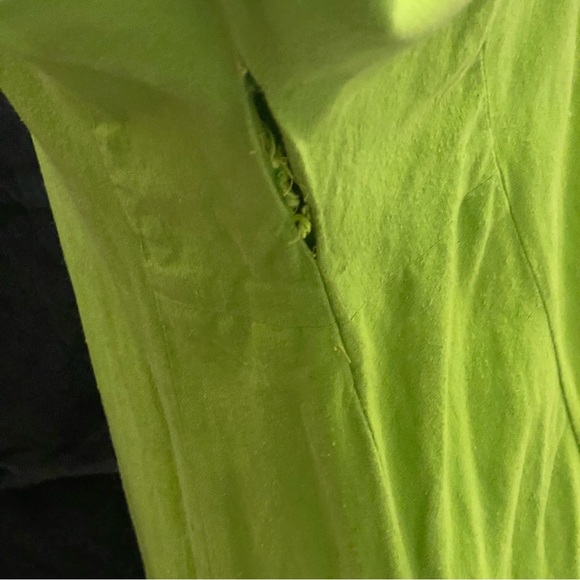 Vintage green Josefa hand embroidered dress made in Mexico - Picture 8 of 15